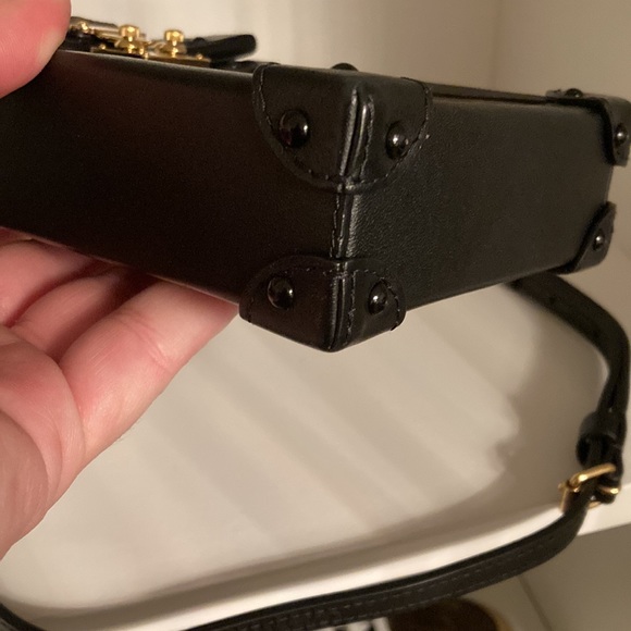 Louis Vuitton pochette trunk vertical in monogram with black trim. - Picture 3 of 11